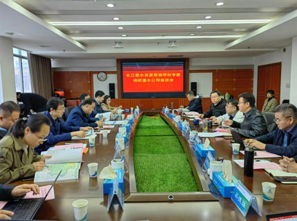 长江委水资源局局长夏细禾到ng电子游戏公司调研