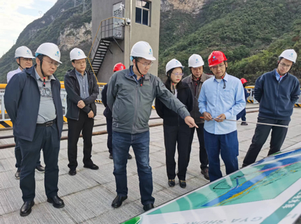 马水山赴ng电子游戏公司所属水库调研