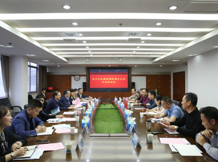 长江水电集团到ng电子游戏公司发展调研座谈